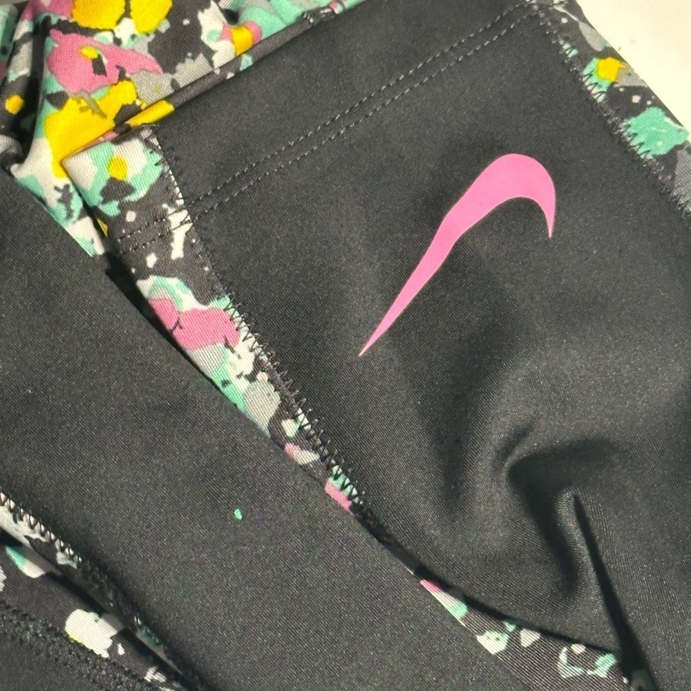 Girls Large Nike Dri Fit Athletic Leggings - Picture 5 of 8
